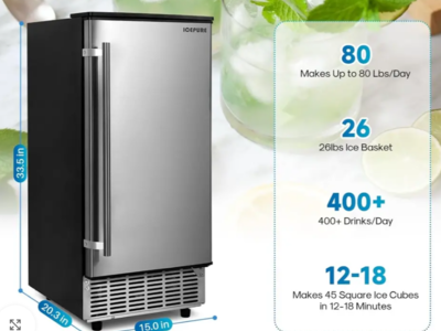 🧊 Icepure Undercounter Ice Maker - Commercial Grade with Smart App Control 🧊 $399 | New