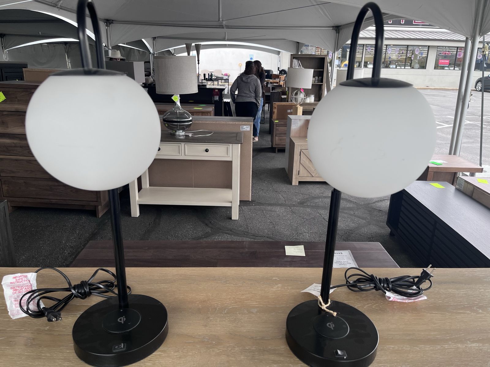 Set of Matching Lamps