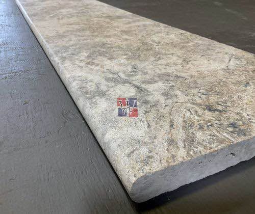 Travertino Silver Bullnose