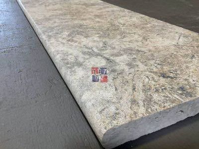Travertino Silver Bullnose