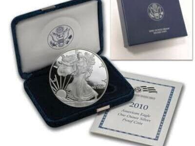 1oz Silver American Eagle Proof 2010