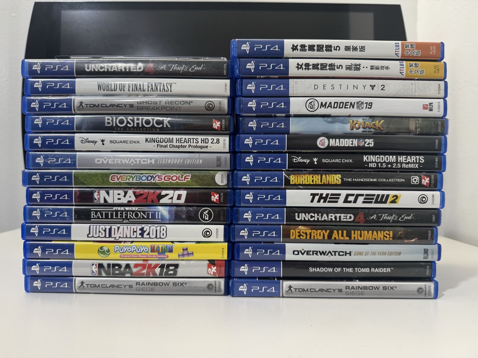 Ps4 / PlayStation 4 Games / Cleaned / $10 Each
