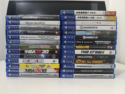 Ps4 / PlayStation 4 Games / Cleaned / $10 Each