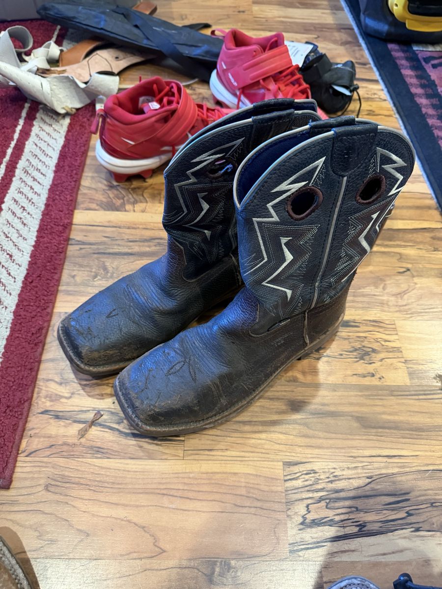 Tony Lama TLX Composite Toe Waterproof Square Toe Cowboy Boots