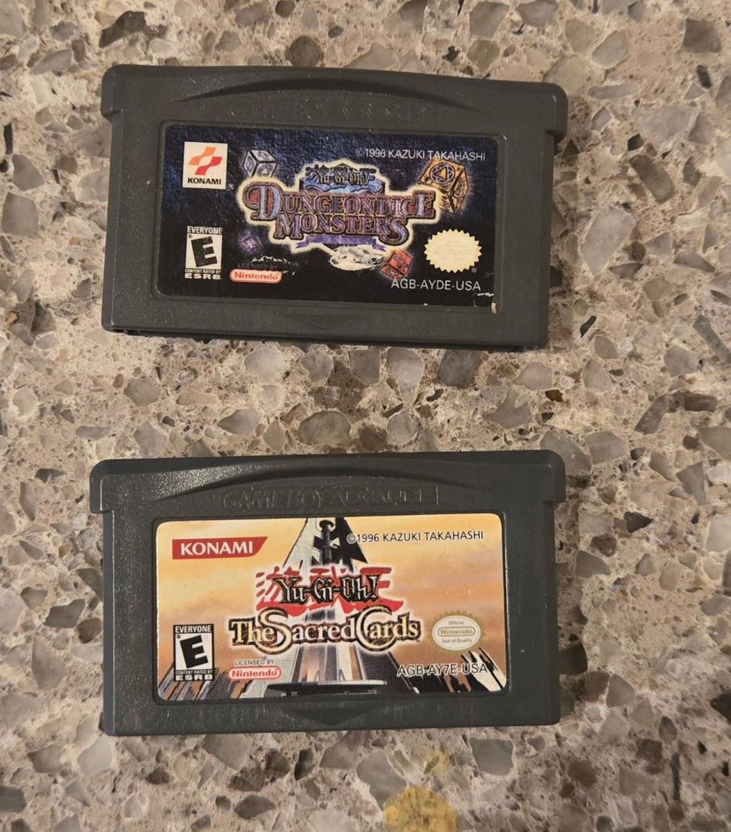 Nintendo Gameboy Advance games $10 each including Yu Gi Oh Sacred Cards! Trades considered!