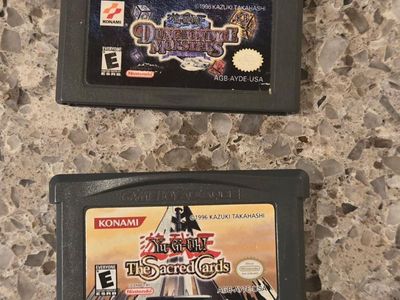Nintendo Gameboy Advance games $10 each including Yu Gi Oh Sacred Cards! Trades considered!