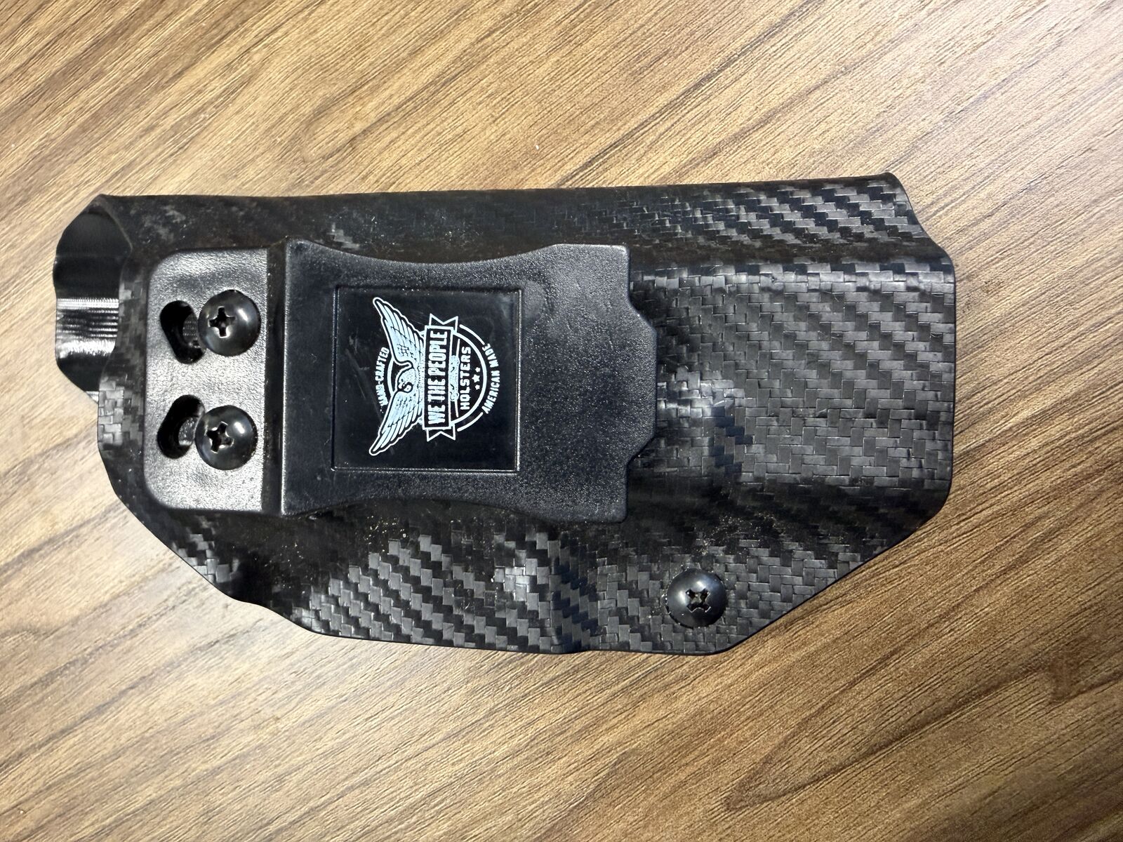 Carbon Fiber Custom Kydex IWB Holster for concealed carry (We The People Holsters) | Adjustable | Secure