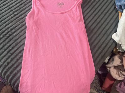 Justice pink tank top