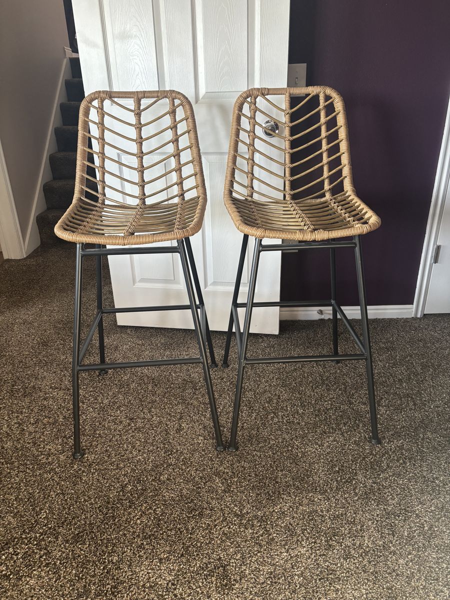 Wicker Barstools
