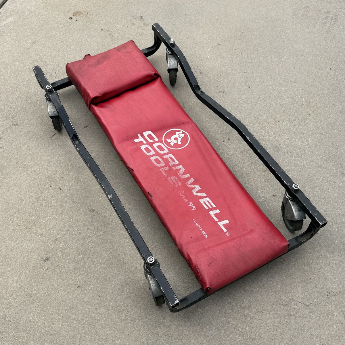 Cornwell Tools Mechanics Creeper Red 40” Long