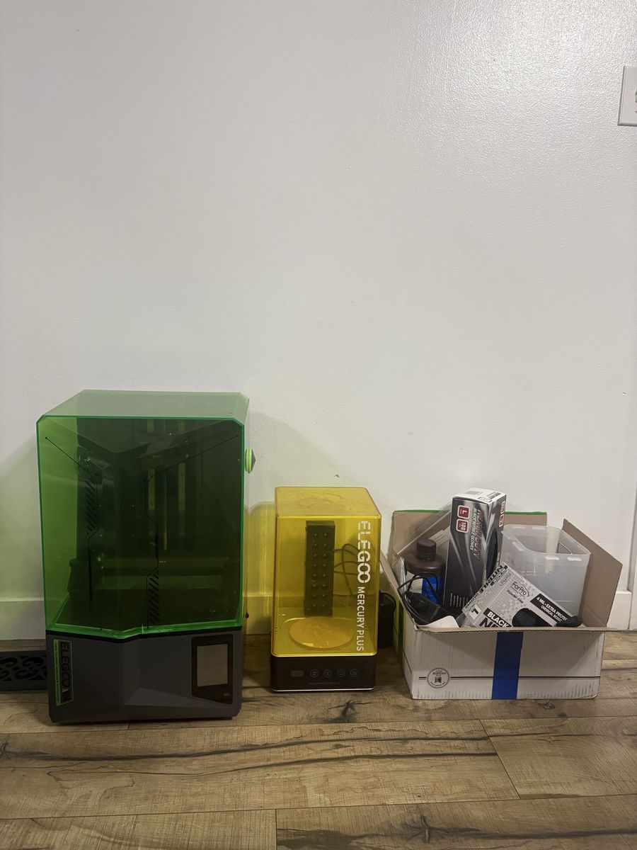 3d Printer and Cure Station