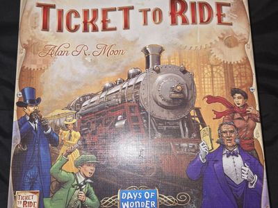 Original Ticket to Ride Board Game, Pre-owned, Great Condition, Includes original inserts.