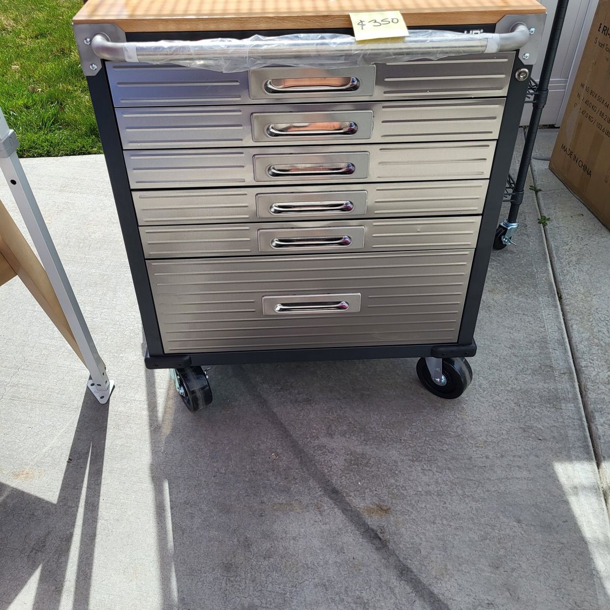 6 Drawer Ultra HD Metal Locking Rolling Cabinet