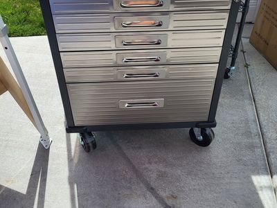 6 Drawer Ultra HD Metal Locking Rolling Cabinet