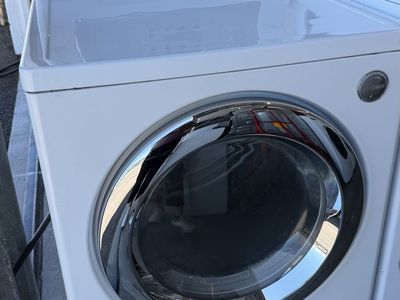 LG White Front Load Electric Dryer Tested, Working
