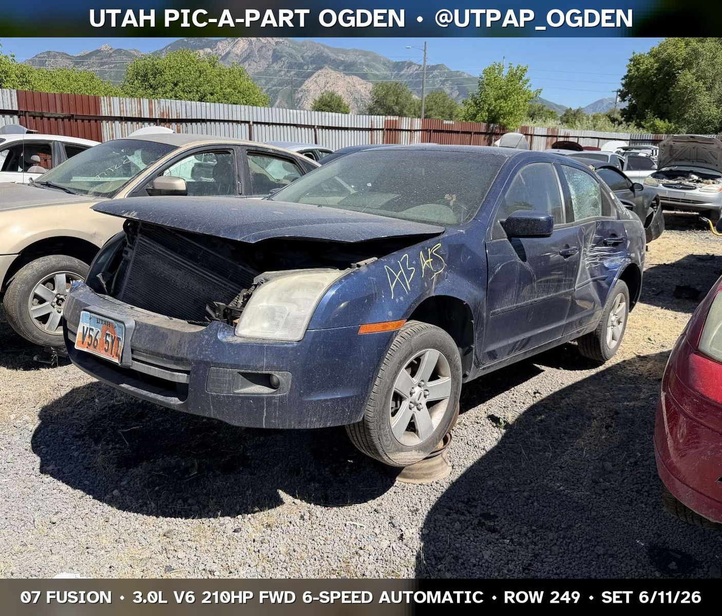2007 Ford Fusion Parts - UTPAP Ogden