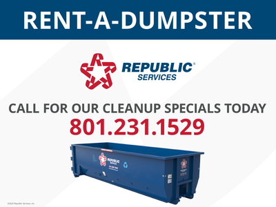Rent A Dumpster KSL SPECIAL $250 - Includes 2 tons - Dumpster Rental