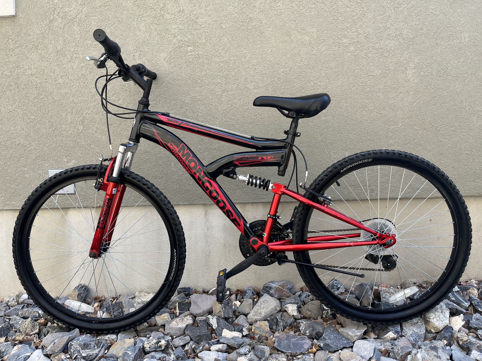 Mongoose XR-75 26" Full Suspension Mountain Bike, 21-Speed - $65 Firm