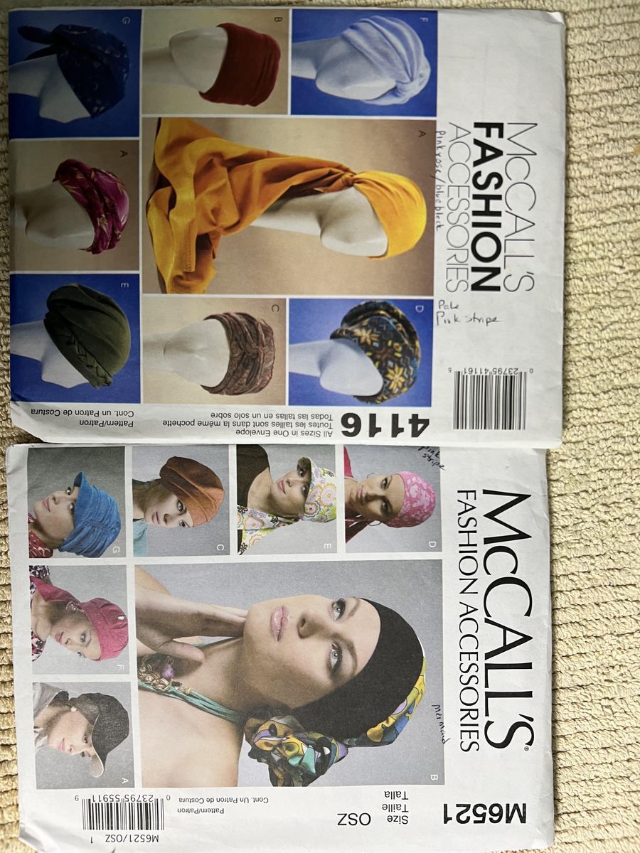 Chemo caps & Headscarf Patterns