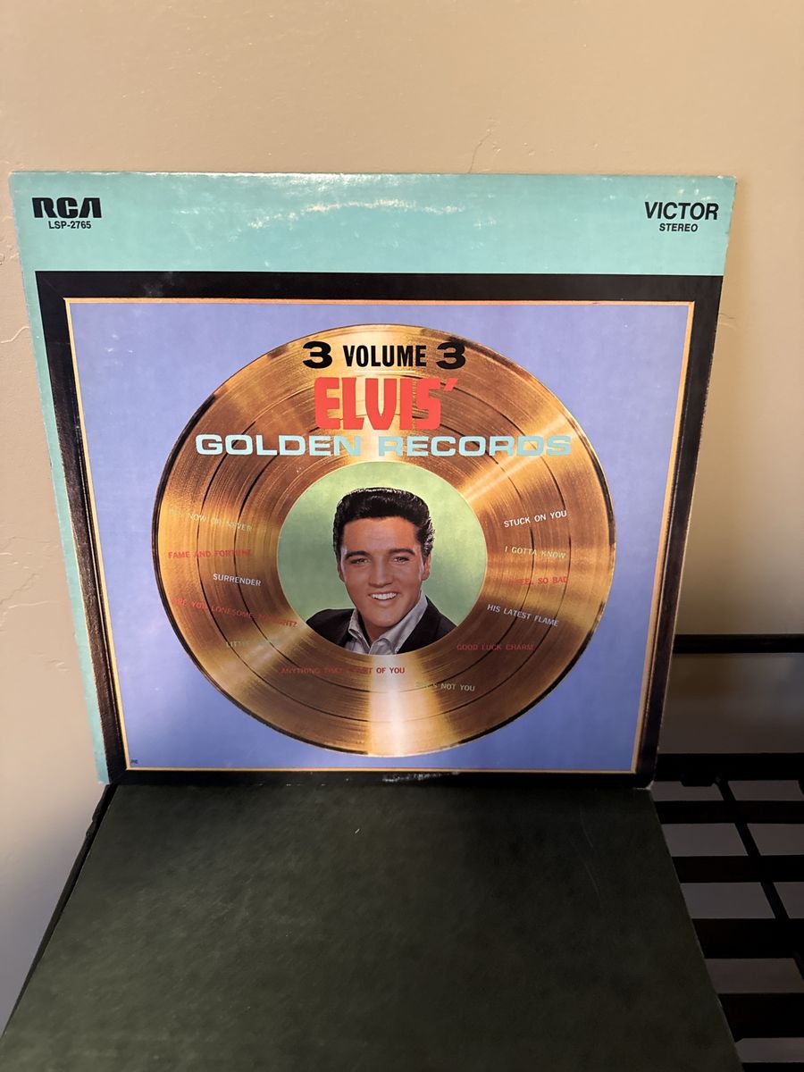 Elvis Presley Elvis' Golden Records Volume 3 Vintage Vinyl Record RCA Victor LSP-2765 Stereo