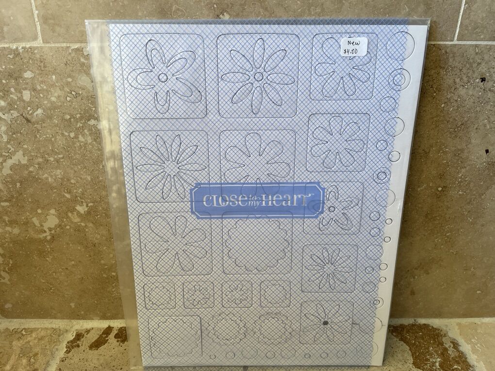 New Close To My Heart Chipboard Flower Garden