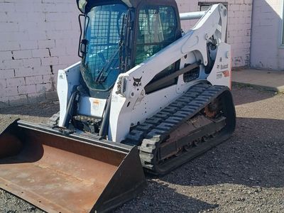 2021 Bobcat T740 Skid Steer Track Loader Crawler Aux Cab Diesel