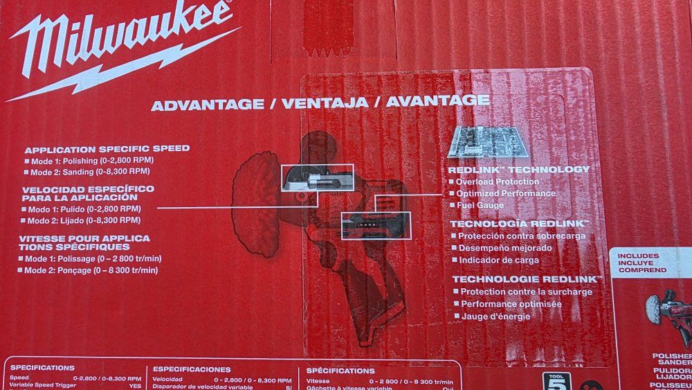 Milwaukee polisher and Sanders