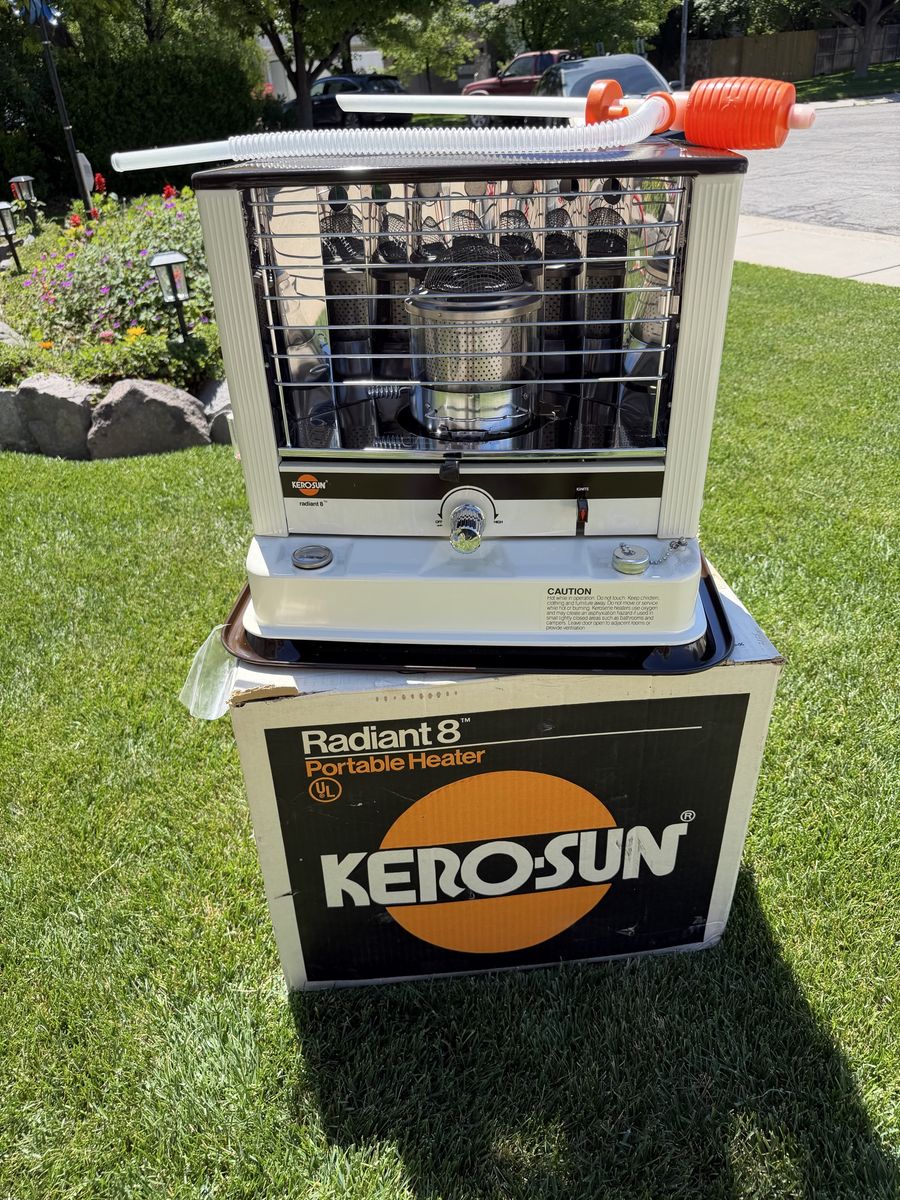 Kero-Sun Radiant 8 Portable Kerosene Heater — New in Box — Never Used - Asking $250, but make me an offer