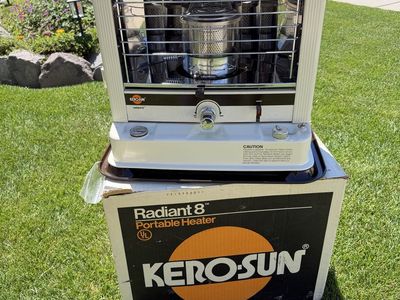 Kero-Sun Radiant 8 Portable Kerosene Heater — New in Box — Never Used - Asking $250, but make me an offer