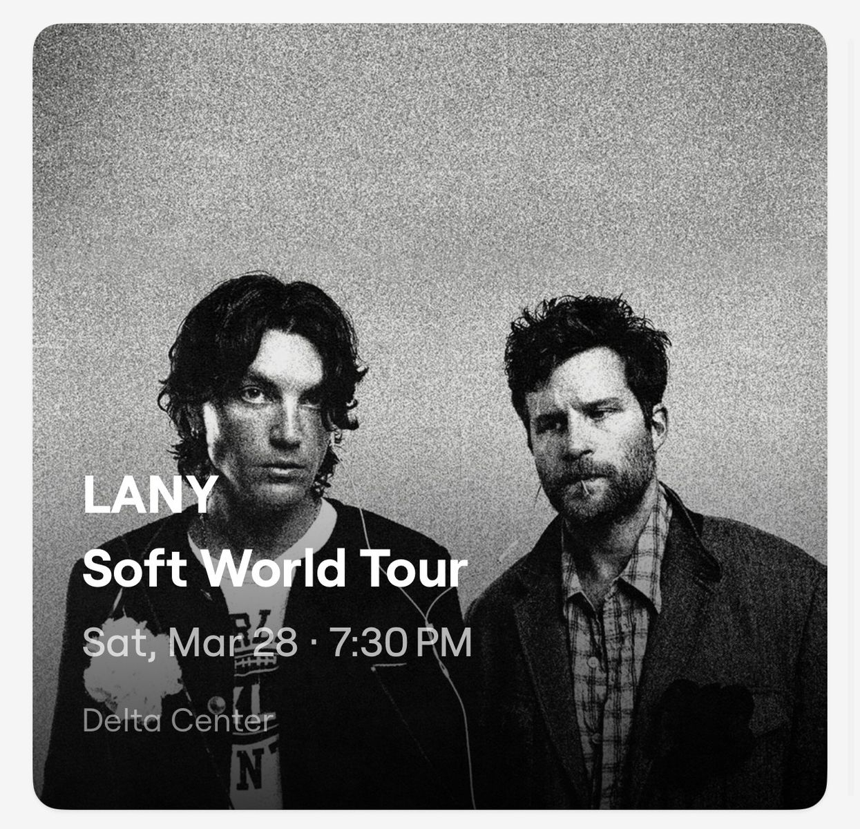 LANY - 2 Tix 3/28 Delta Center