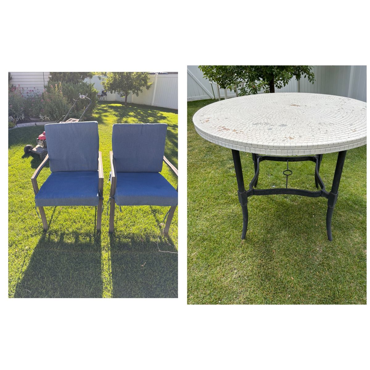 Patio Furniture For Sale! See Description