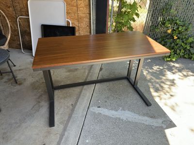 Office Gaming Desk Wood Metal