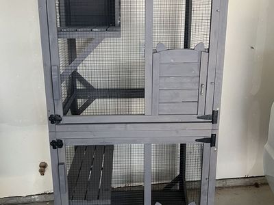 Wooden Catio Outdoor Cat Enclosure