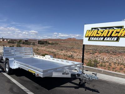 2026 Aluma 80X14 Single Axle Aluminum Utility Trai