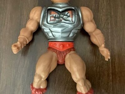 Vintage 1983 Battle Damage He Man Masters of the Universe Mattel Action Figure