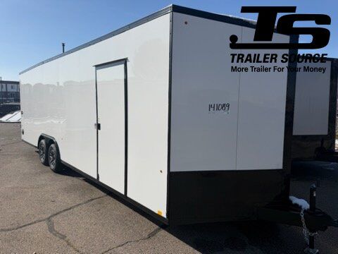 8.5x26 Look Element SE Enclosed Cargo Trailer - 7'6" Interior - 10K GVWR - .080 PolyCor, Alloy Wheels, Black Out Package