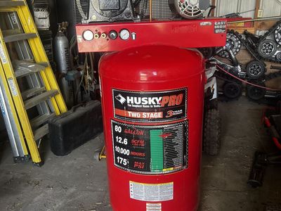 Husky pro 80 gal air compressor New
