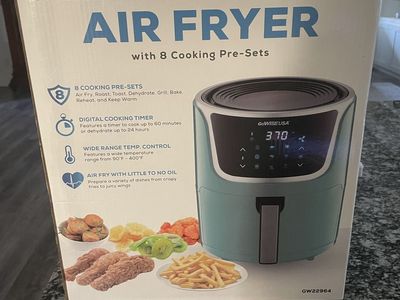 GoWISE USA GW22964 5Qt Electric Programmable Air Fryer Teal