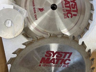 Systimatic Commercial Dado Set 22 Tooth Carbide Blades - Precision Cutting Technology