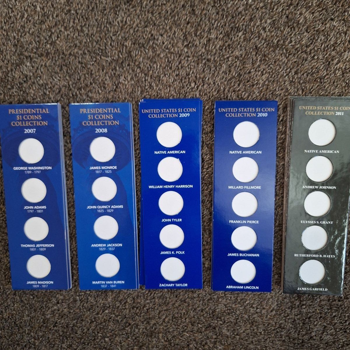 $1 Presidential coin collection