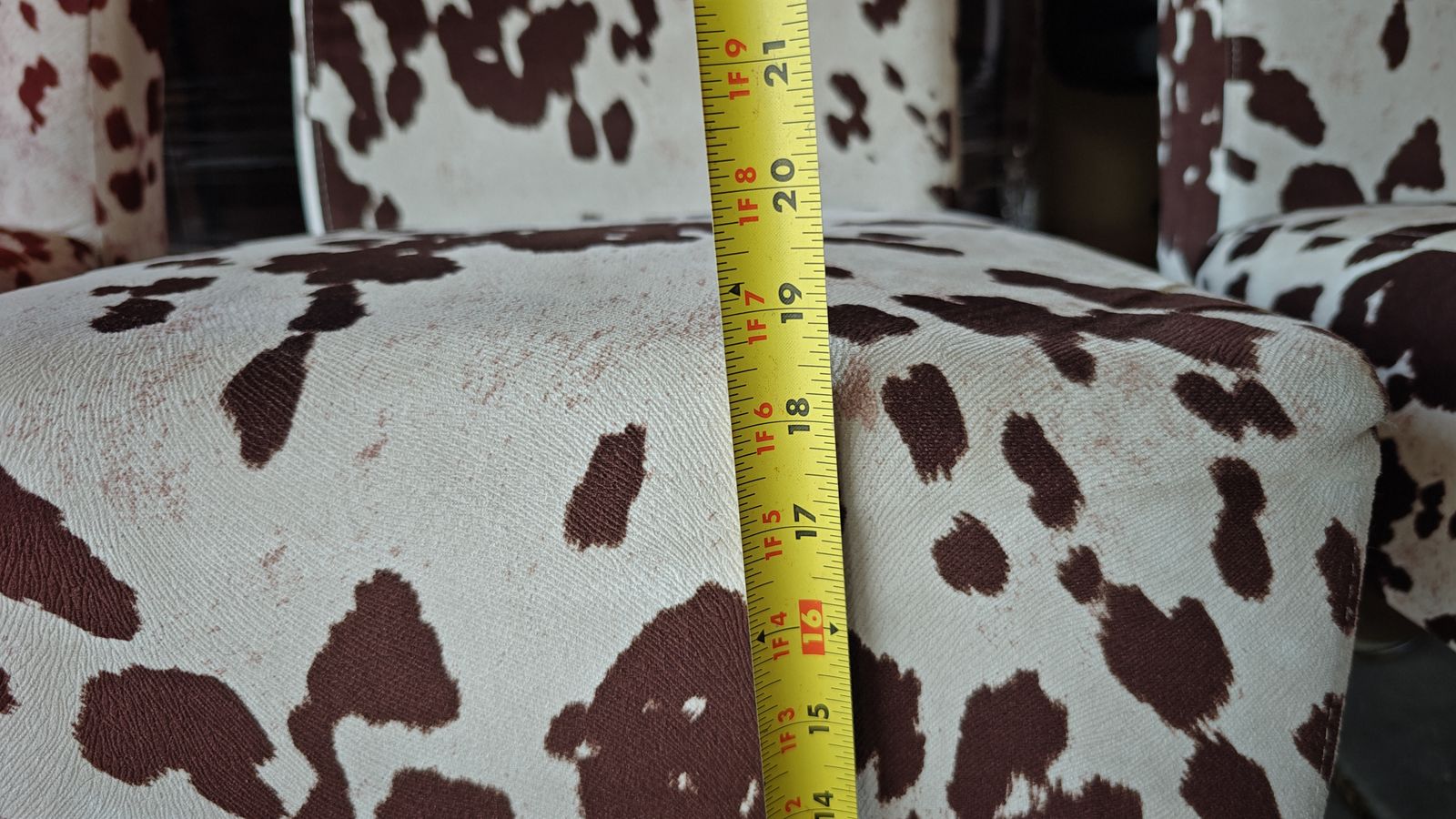 Cow Pattern dining chairs