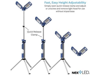LED battery operated and plug in work light