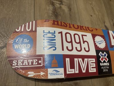 X Games Austin 2016 Commemorative Skateboard Deck - New, Sealed