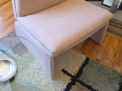 Brand New Mid-Century Accent Chair – Blush Pink – Member's Mark