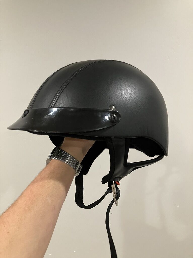 Fulmer Trooper Leather Bike Helmet