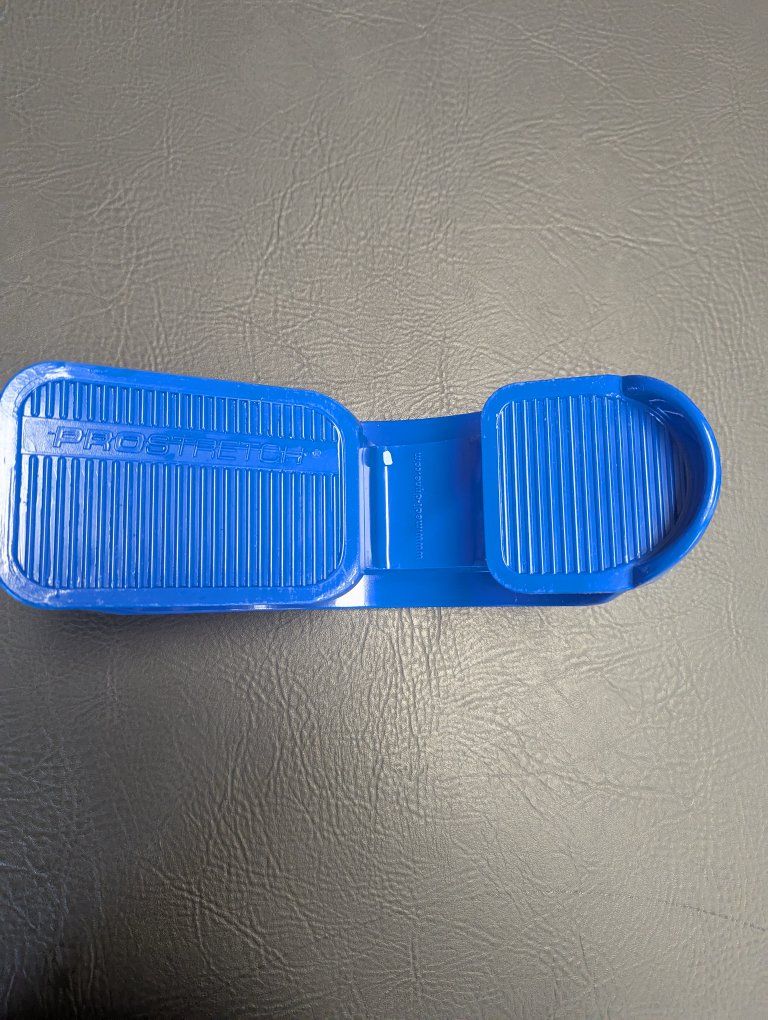 ProStretch Blue Calf & Foot Stretcher Rocker Board for Plantar Fasciitis, Achilles Tendonitis