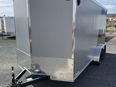 7x16 Wells Cargo Road Force Enclosed Cargo Trailer - 7'0" Interior - 7K GVWR - .080 PolyCor, 2 Tone Color