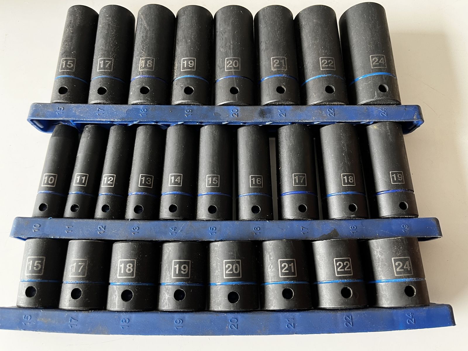 Automotive Tool 3/8  1/2 socket set Heavy Duty impact 10mm - 24mm