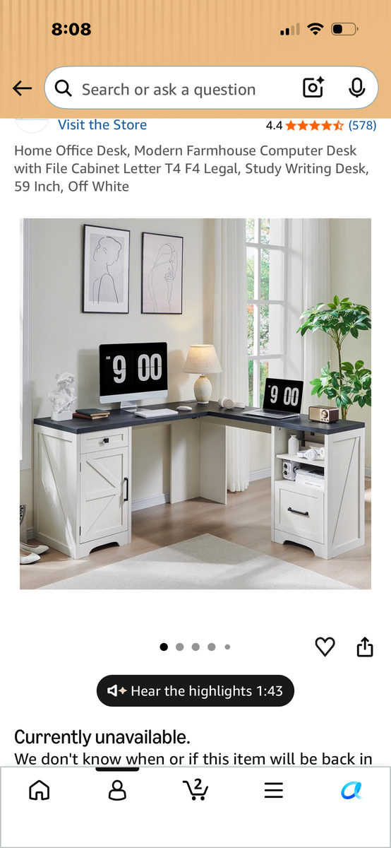 Brand new desk