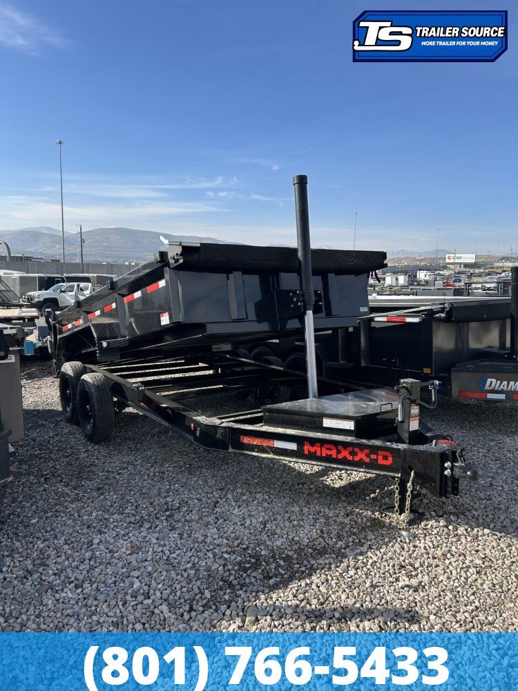 7x14 Maxx-D DTX Dump Trailer - 24" Sides - 15K GVWR